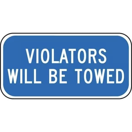 Accuform Handicap Parking Sign, FRA232RA FRA232RA